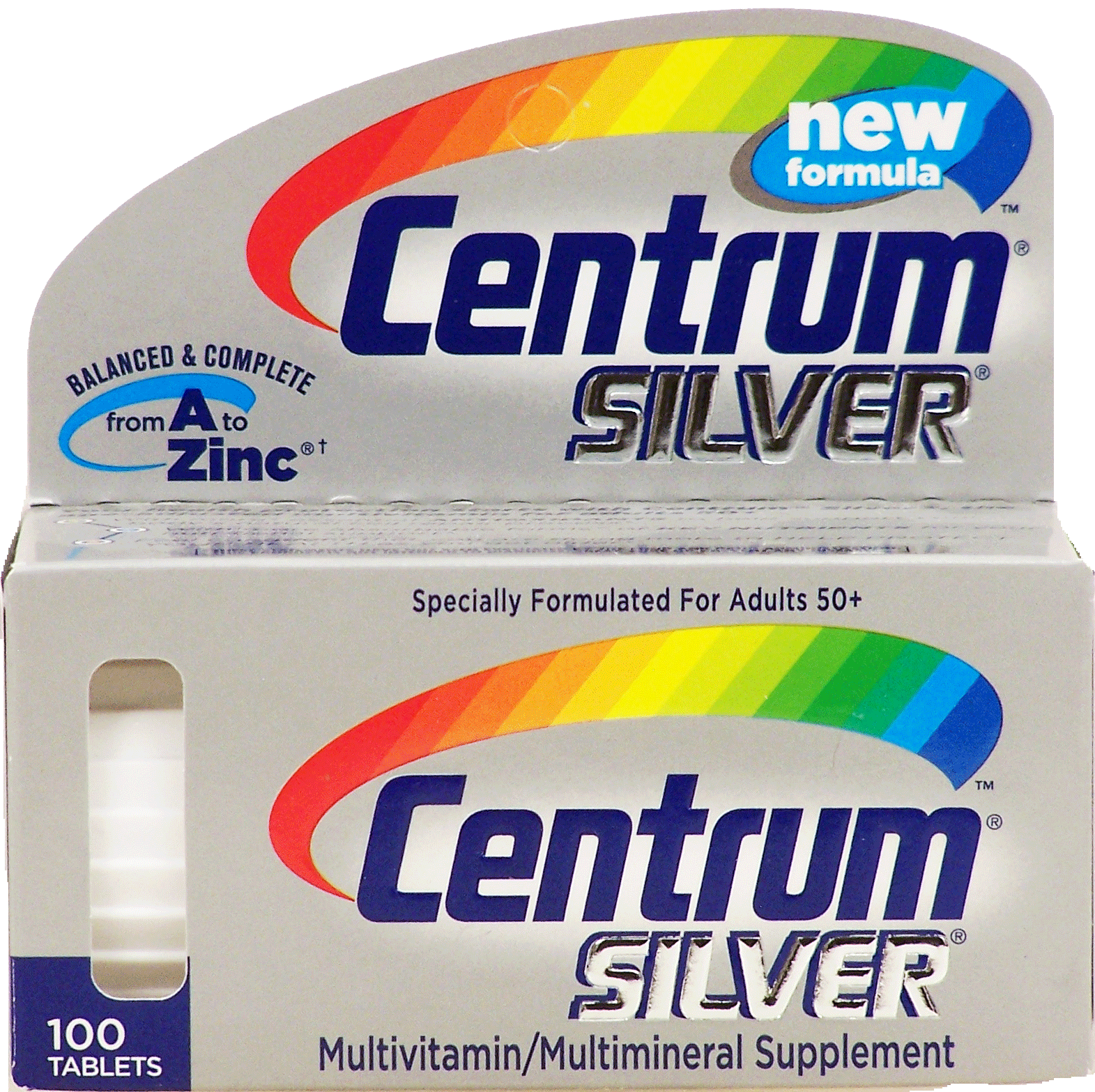 Centrum&nbsp;Silver&nbsp;specially formulated multivitamin / multimineral supplement for adults 50+, with lycopene, tablets Full-Size Picture